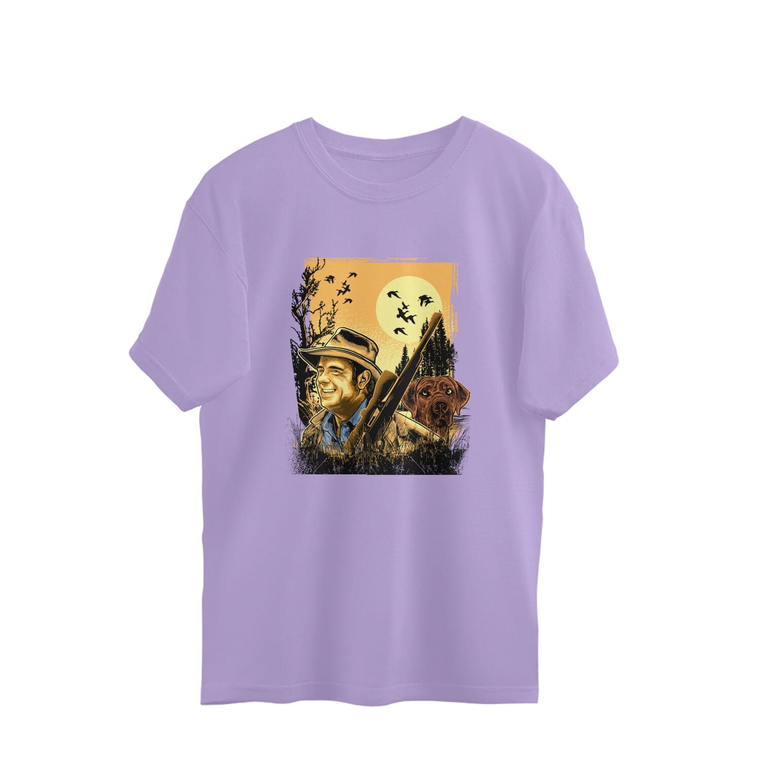 Men's Oversized Tshirts - Hunting Lovers - Image 5