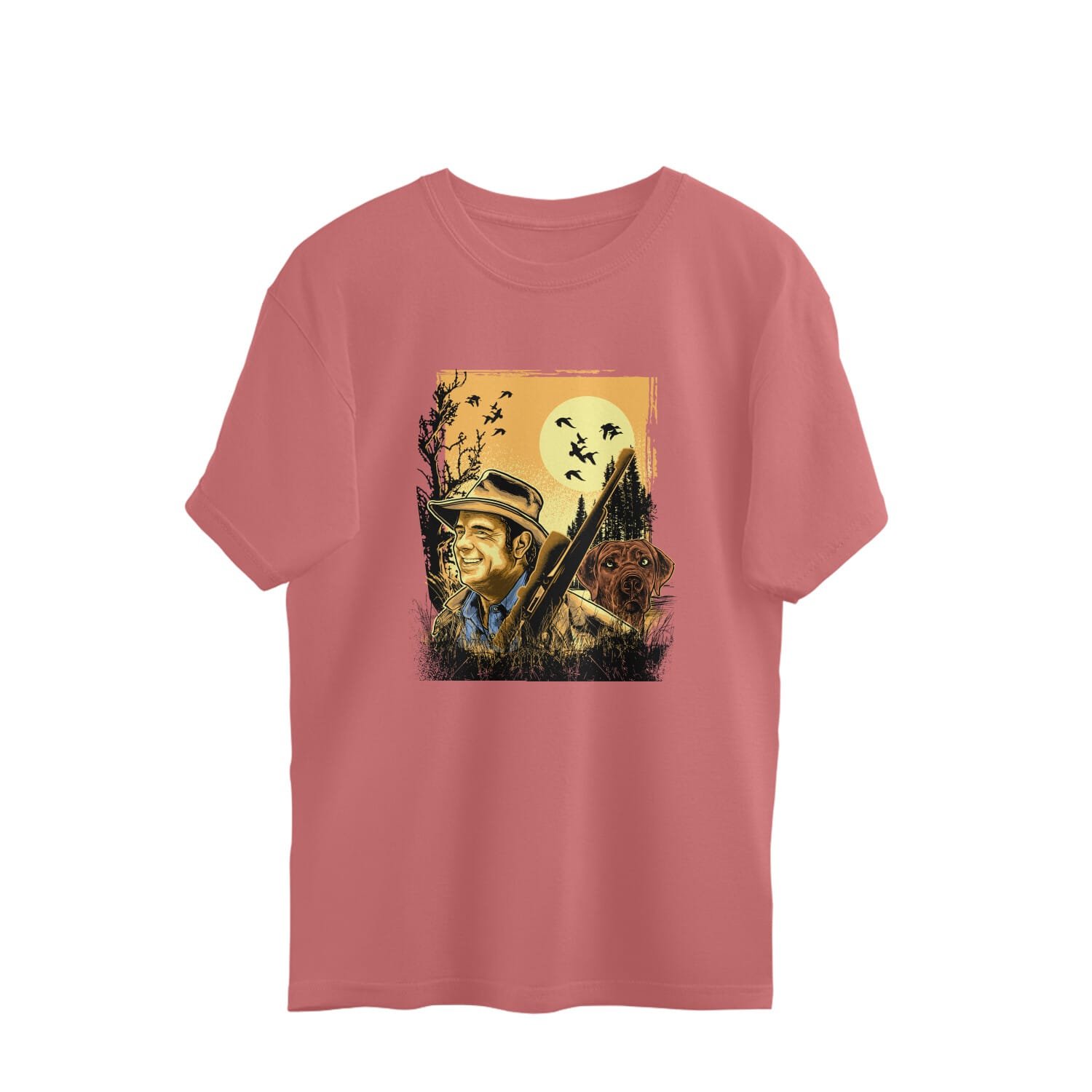 Men's Oversized Tshirts - Hunting Lovers - Image 7