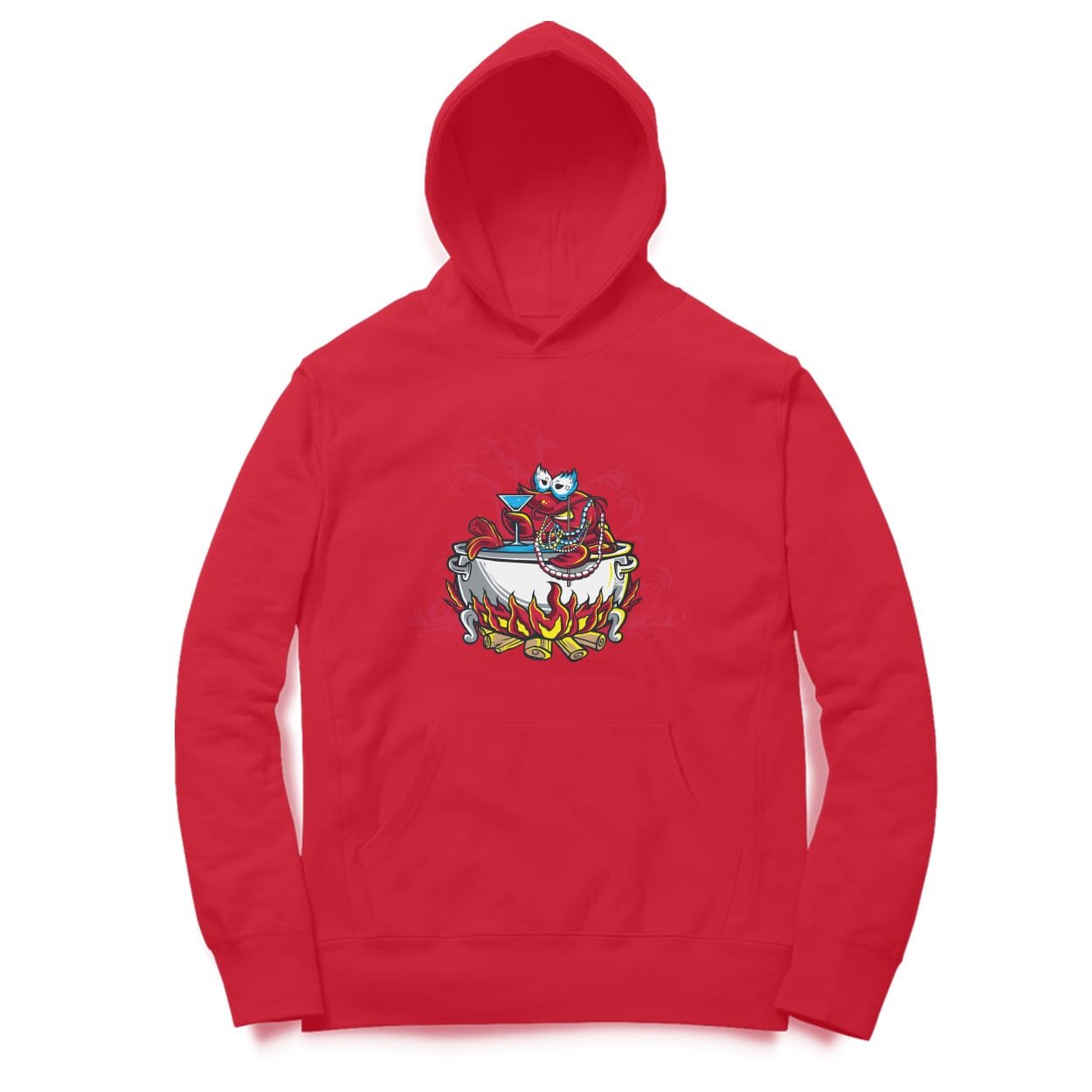 Unisex Hoodies – Lobster in Hot Tub