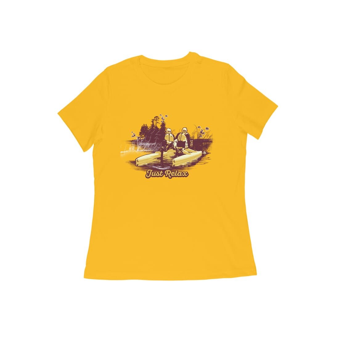 Women’s Half Sleeve Round Neck T-Shirt – Relax Mode