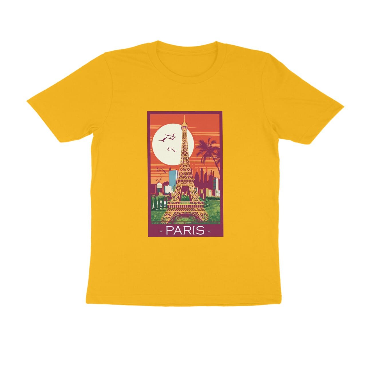 Men’s Full Sleeve Round Neck T-Shirt – Paris