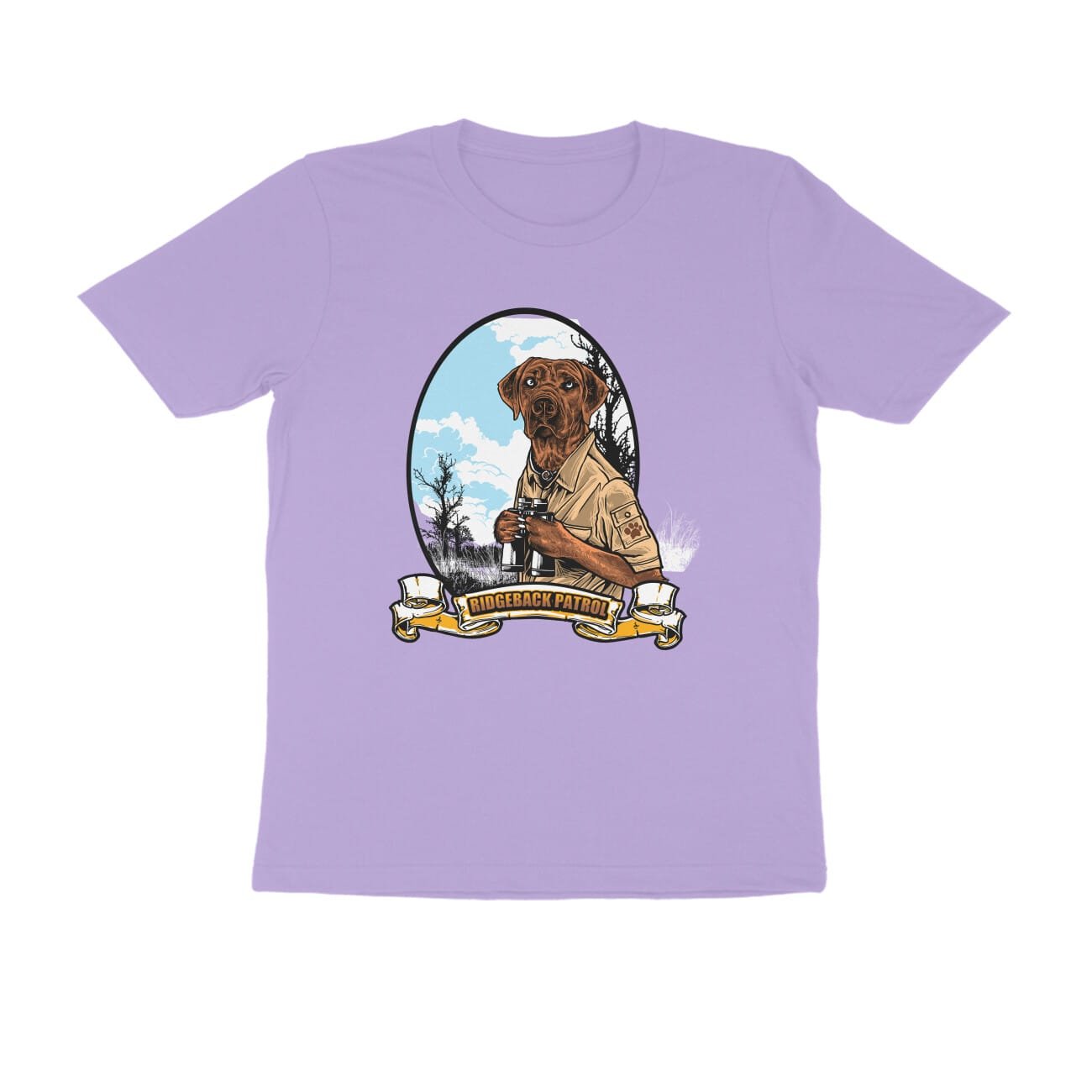 Men's Half Sleeve Round Neck T-Shirt, Dog Patrol - Image 3