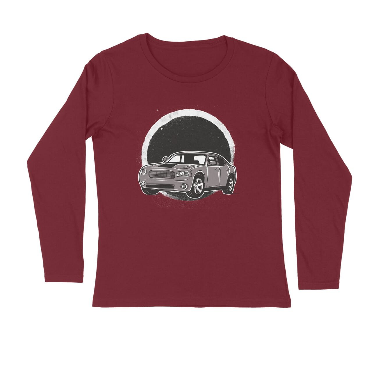 Men’s Full Sleeve Round Neck T-Shirt for car lovers