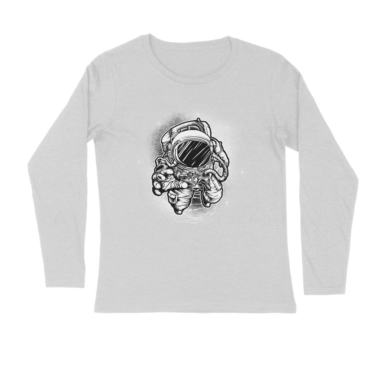 Men’s Full Sleeve Round Neck T-Shirt – Spacemen