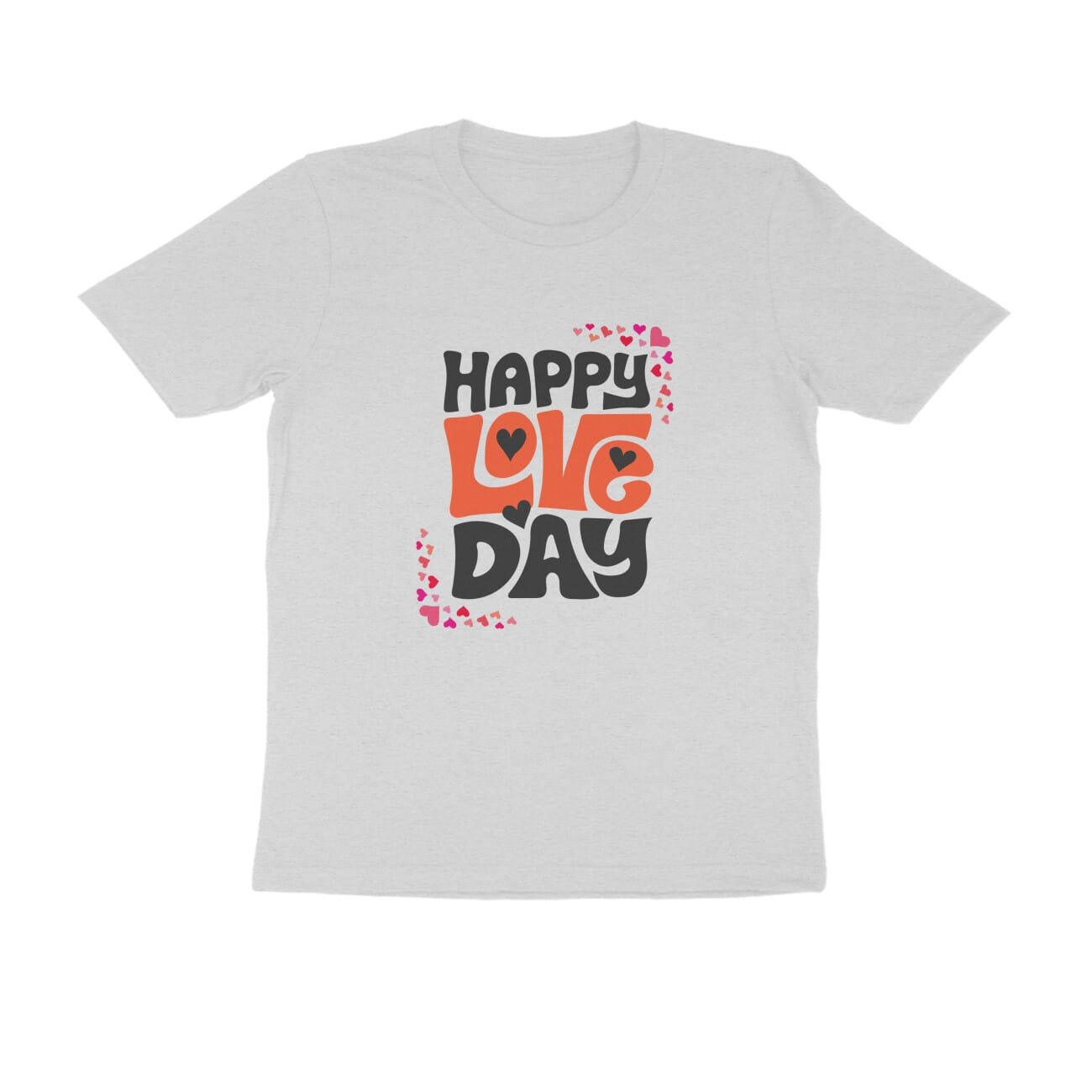 Men’s Full Sleeve Round Neck T-Shirt – Love Day