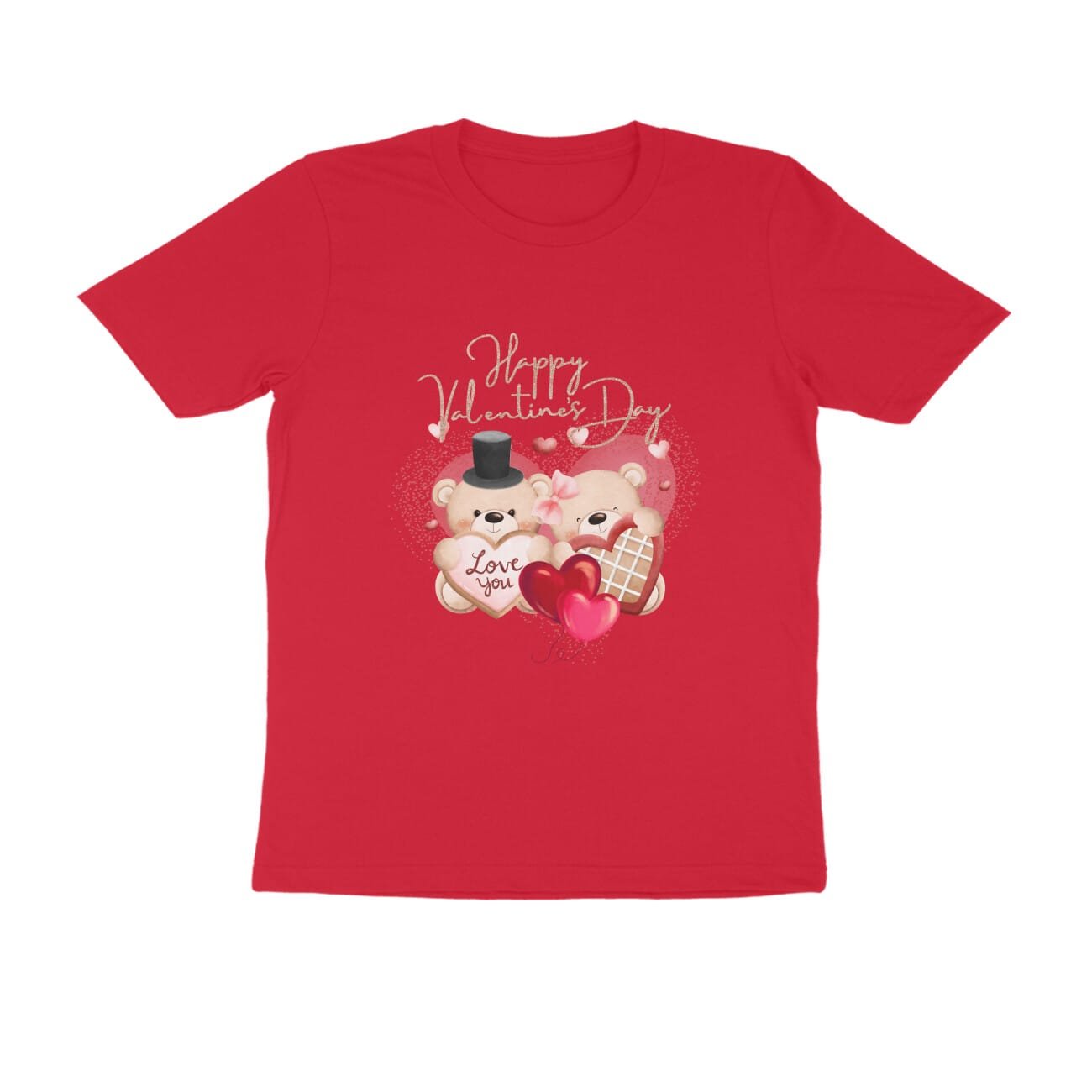 Men’s Full Sleeve Round Neck T-Shirt – Happy Valentine’s day