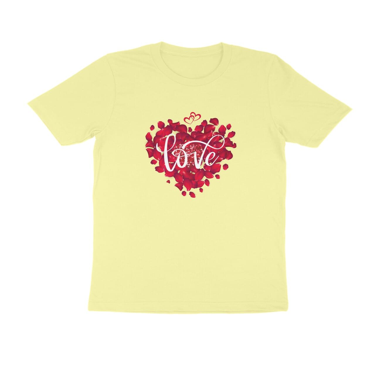 Men’s Half Sleeve Round Neck T-Shirt – Love Heart