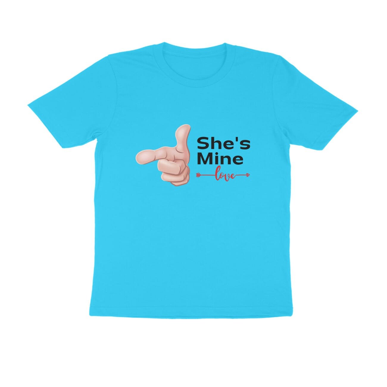 Men’s Half Sleeve Round Neck T-Shirt – Couple T Shirt