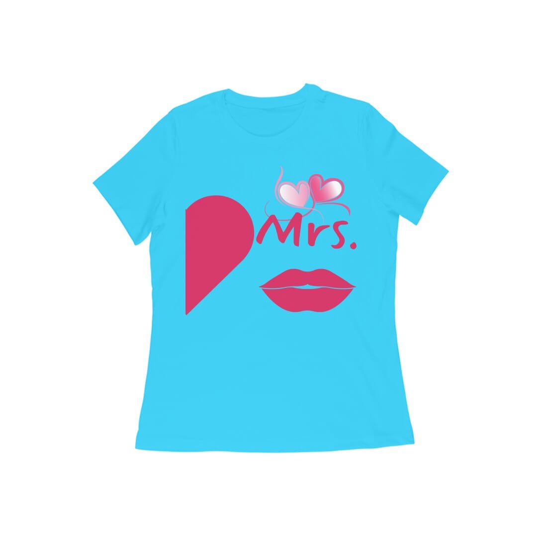 Women’s Half Sleeve Round Neck T-Shirt – Couple T Shirt